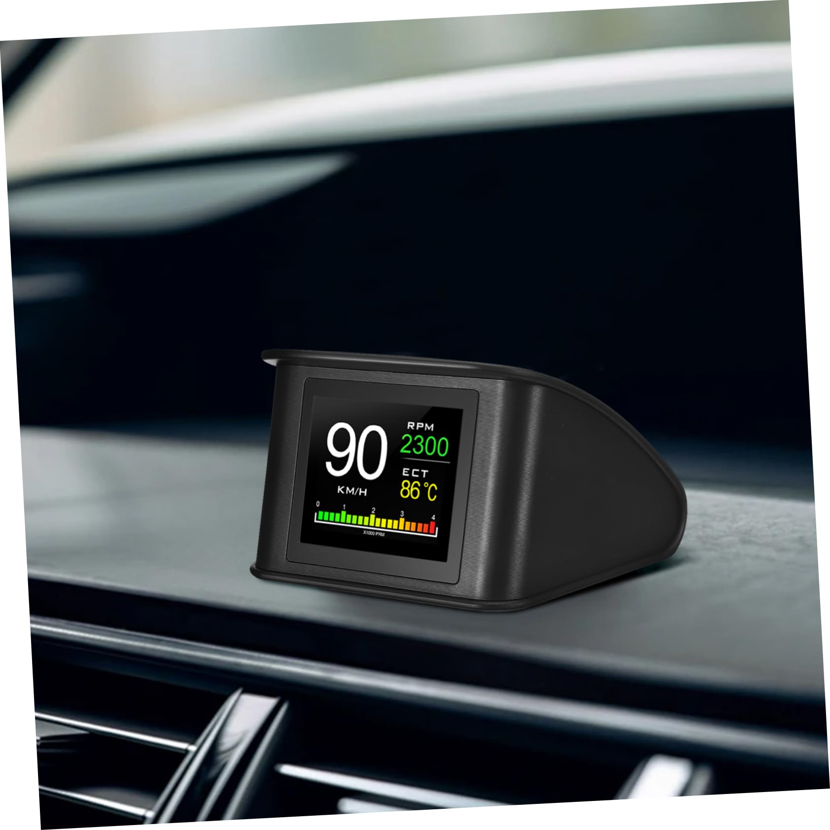 Display Hud per Auto Portatile in Abs e PC per Guida