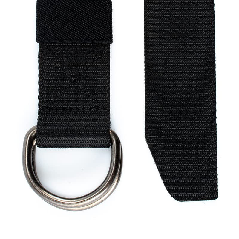 Casual Nylon Belts for Mens Women, Adjustable Double D-Ring Buckle Slide Carry Web Belt3