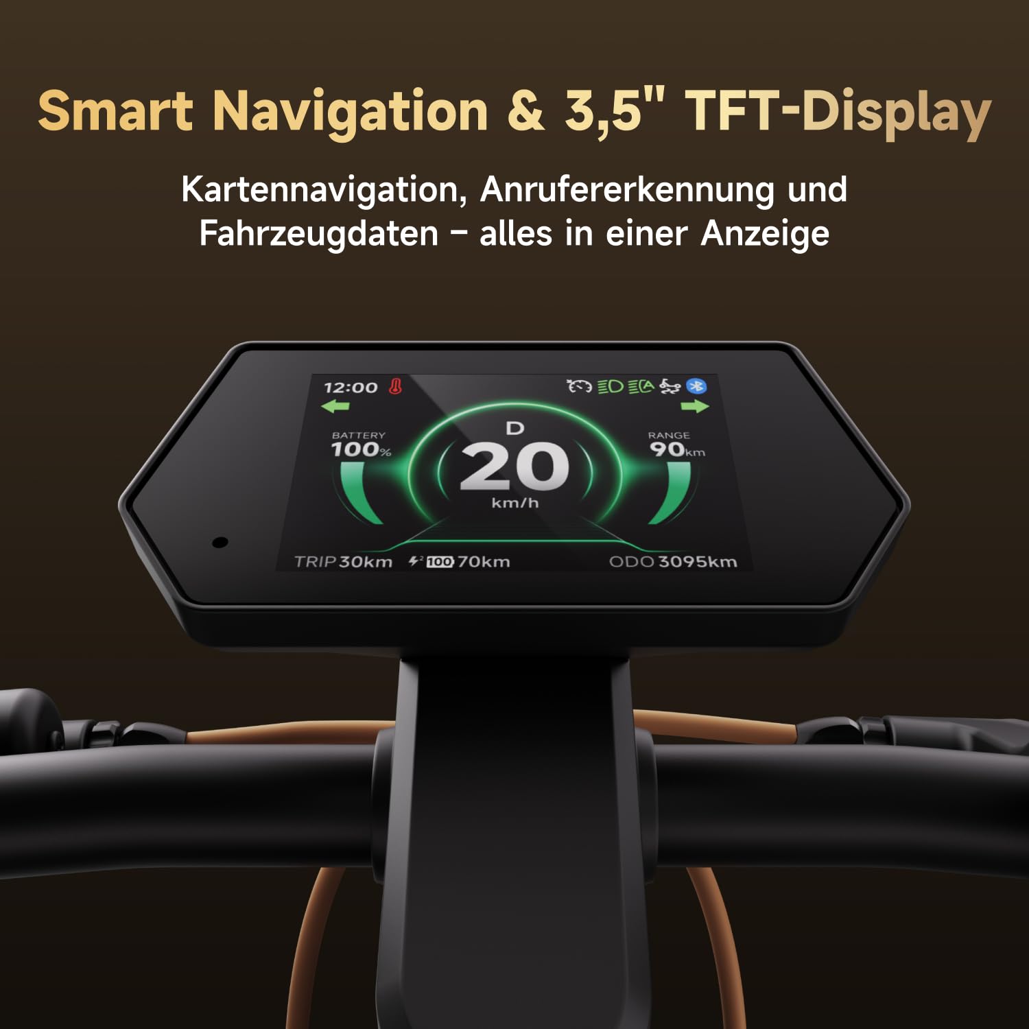 NAVEE GT3 und ST3 Serie E-Scooter 350W-400W, 50 km-90 km Reichweite | Vierfach-Federung | Klappbar (54 cm) mit IPX5,Steigungen 18%-22%