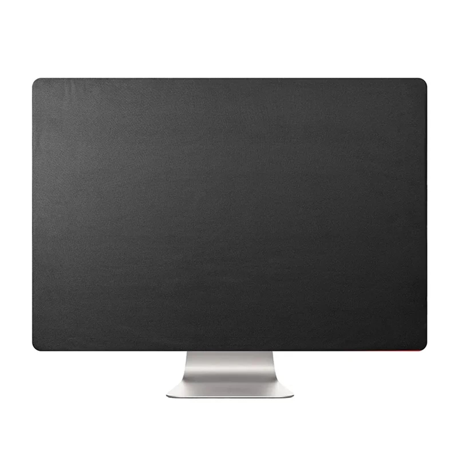 Computer Monitor Dust Cover Screen Cover Flexible Dustproof Polyester Protective For 27/21 Inch Computer Monitor Case Protector Waterproof(Black,For 21 inch)