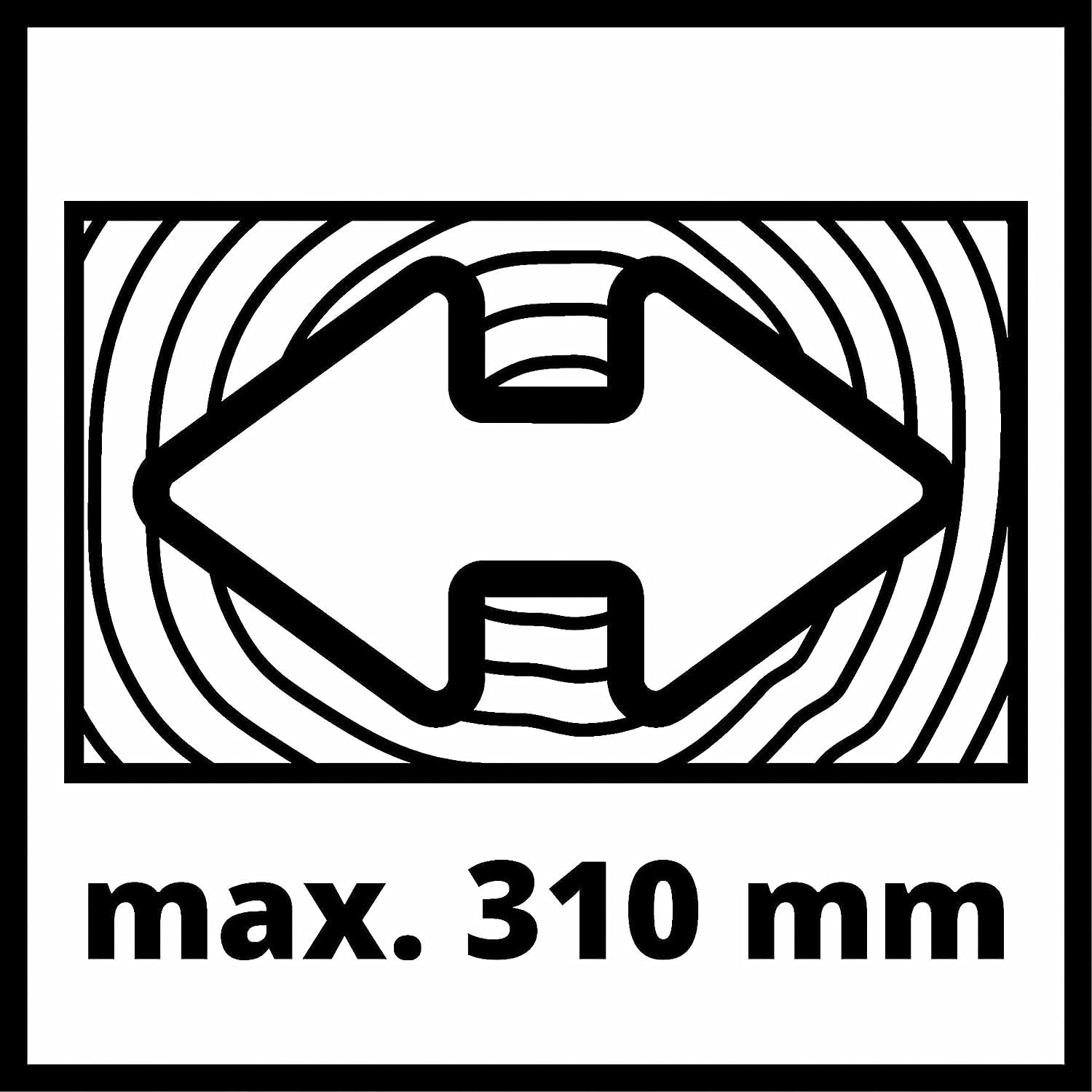 Einhell Scie à onglet radiale TC-SM 2531/2 U 1900W 4800 tours/min
