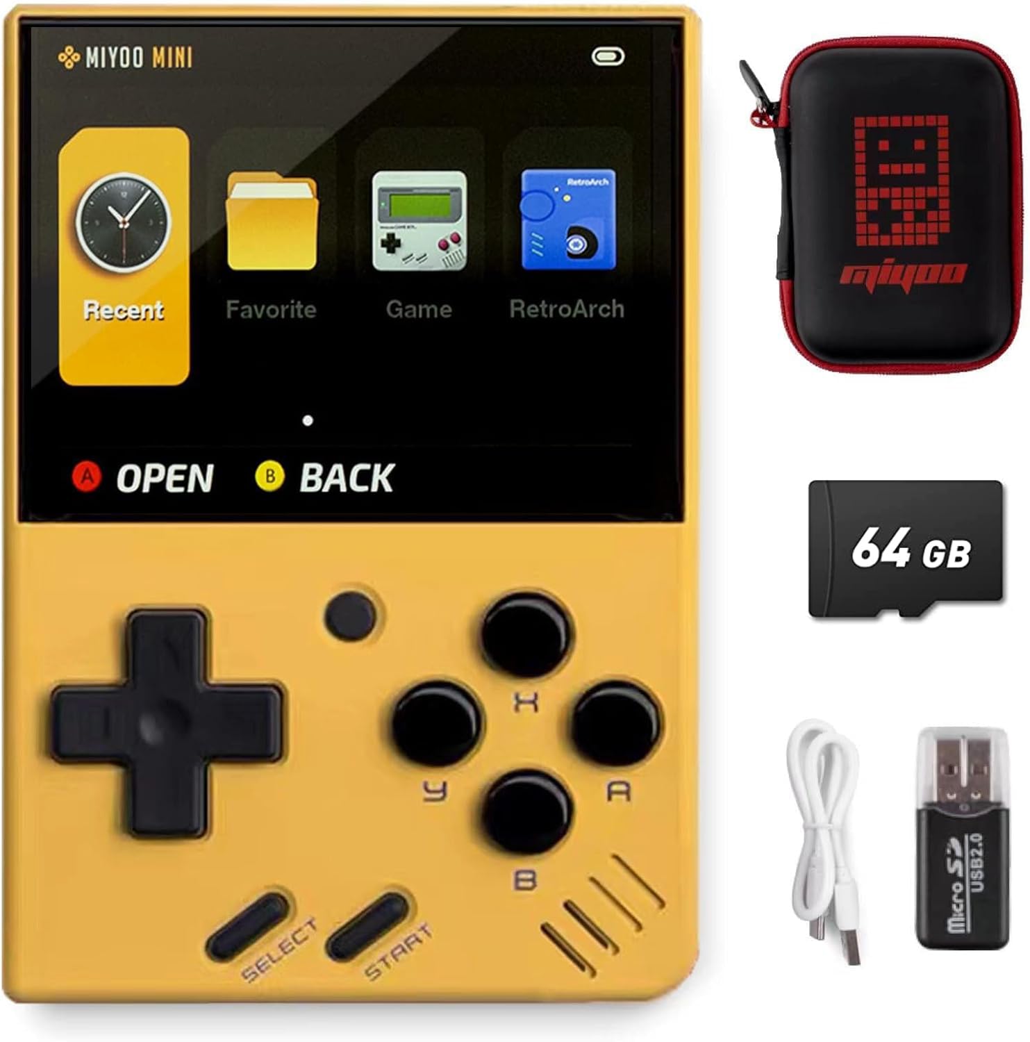 miyoomini V4 イエロー MIYOO MINI V4 Yellow - Miyoo Official Store Sale 2025