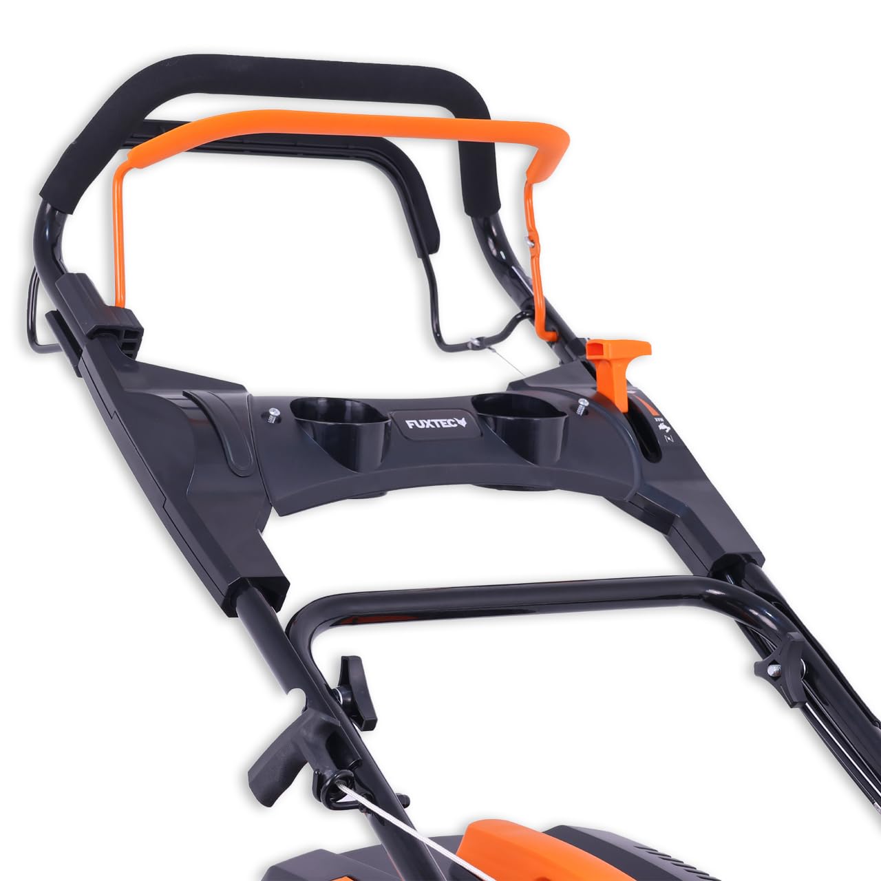 Kosiarka spalinowa FUXTEC 4w1 FX-RM5170agile, 2,9 kW, skretna os przednia, szer. koszenia 51 cm, 7 poziomów (25–75 mm), kosz 60 l, mulczowanie i wyrzut boczny
