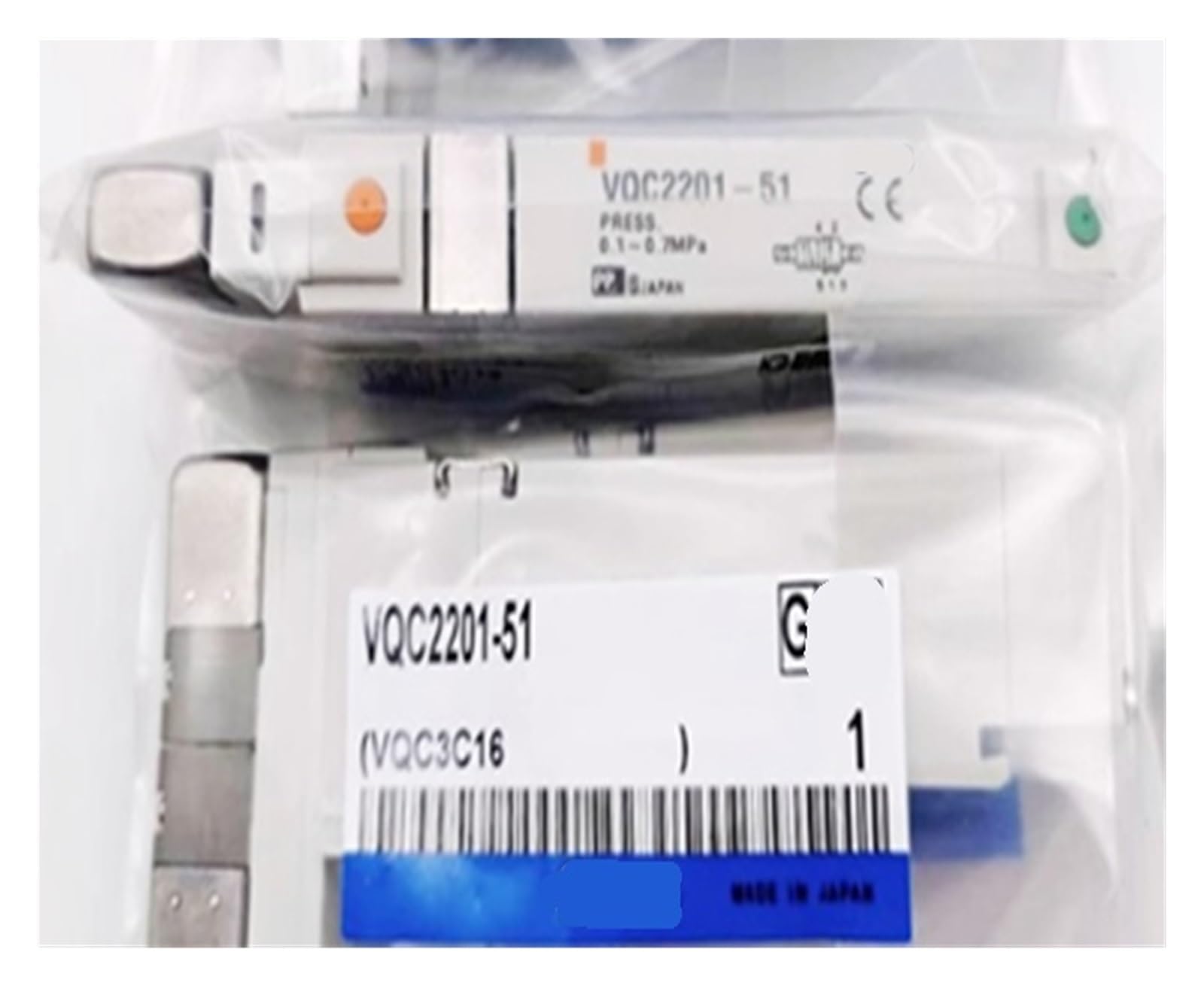 Électrovanne 5 voies distributeur pneumatique 24V CC série VQ2300