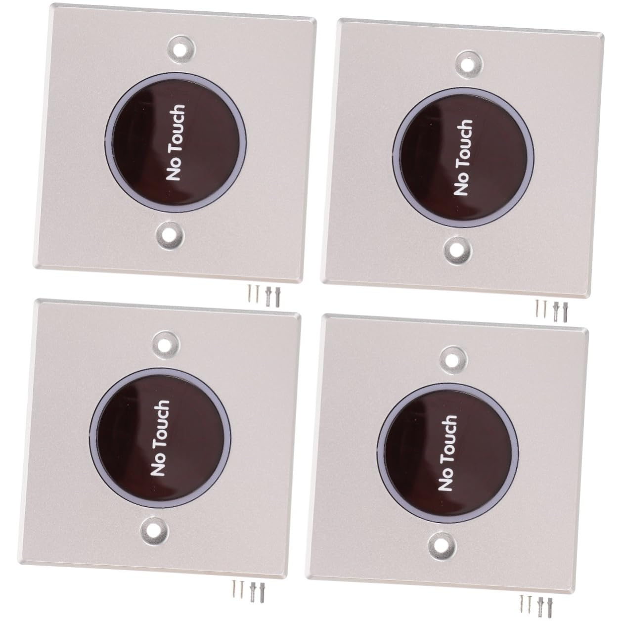 Gadpiparty 4pièces Bouton De Déverrouillage Sans Contact Pour Porte Accès à Induction Installation Facile Et Pratique Pour Systèmes De Contrôle Accès