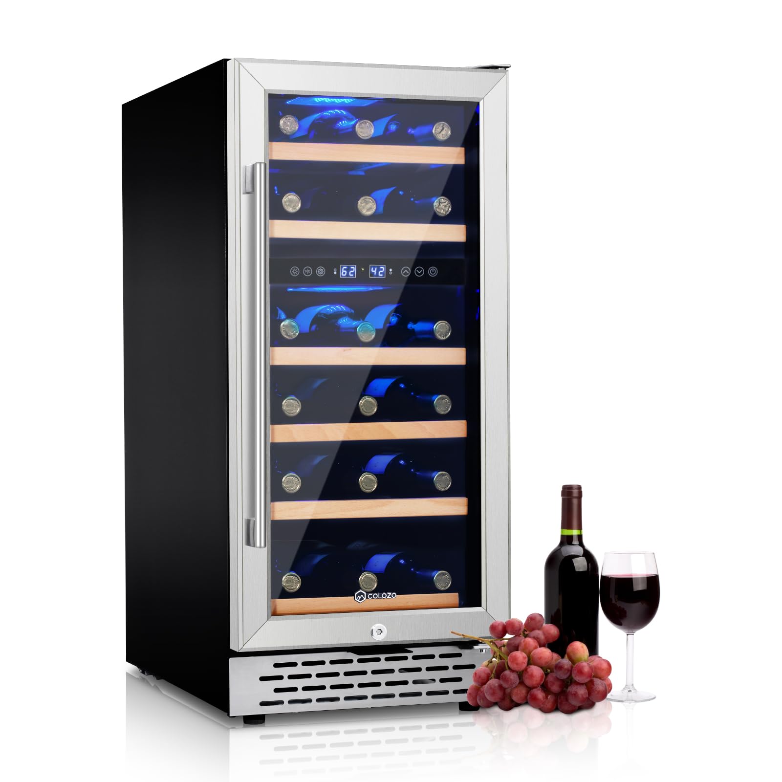 Amazon.com: 15 Inch Wine Cooler Refrigerator Under Counter, 28
