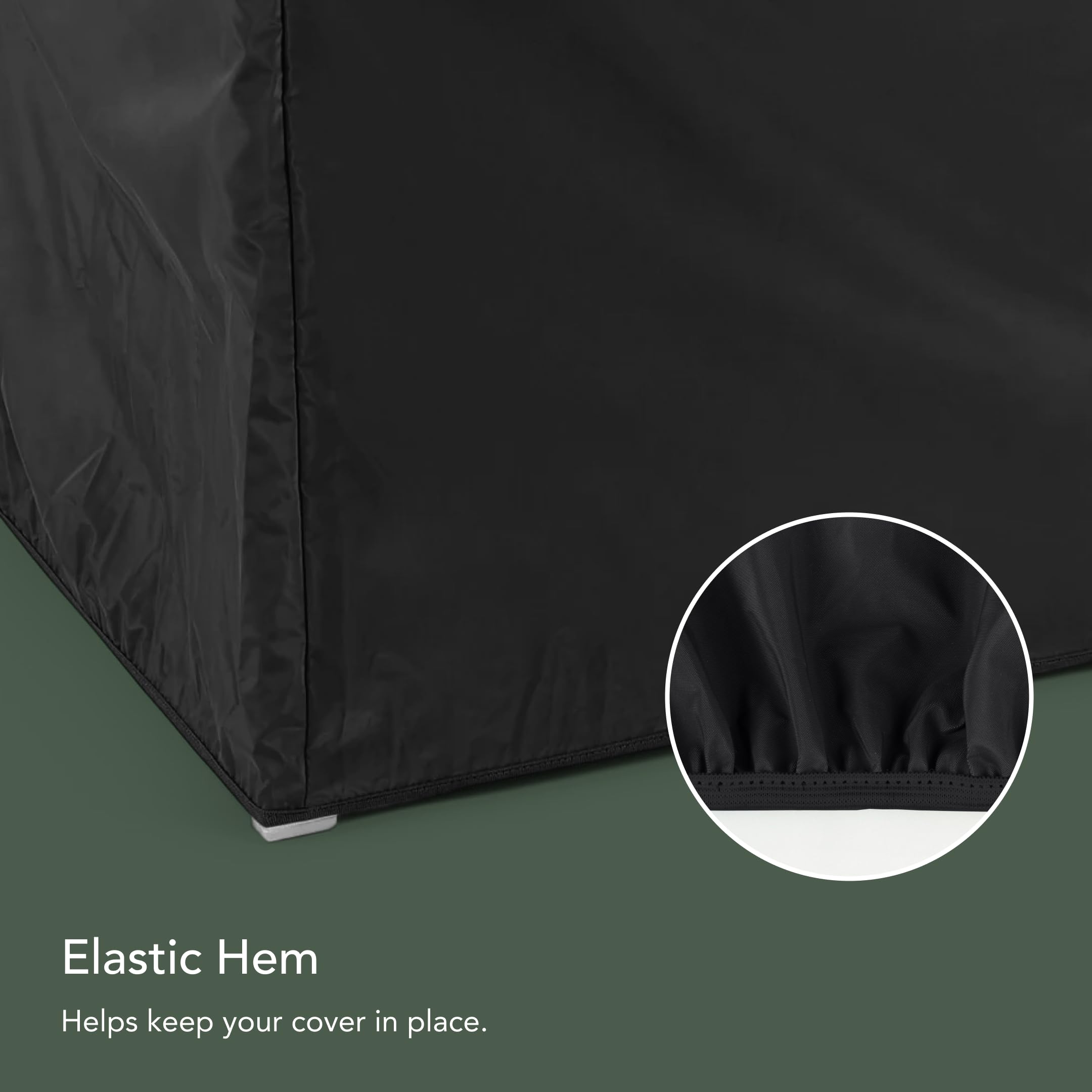 Covermates Classic Island Housse de barbecue en vinyle Noir 110 x 44 x 48 cm