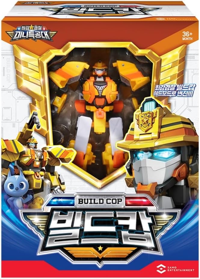 Mini Force Season 6 Strongest Police Build Cop Robot Toy