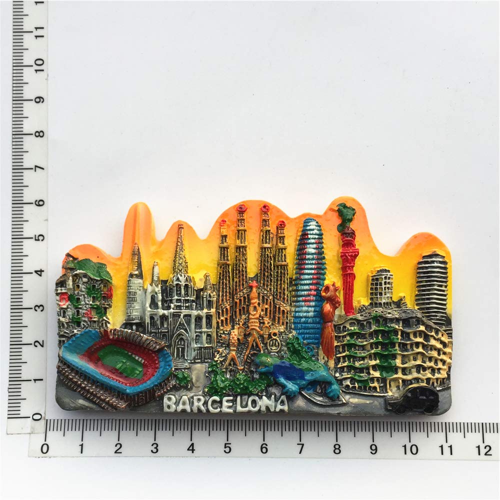 Mozaïek Koelkastmagneten Barcelona Spanje Toerisme Souvenir Crafts, Decoratieve Koelkastmagneet Home Decor Van 2,38 € | DHgate