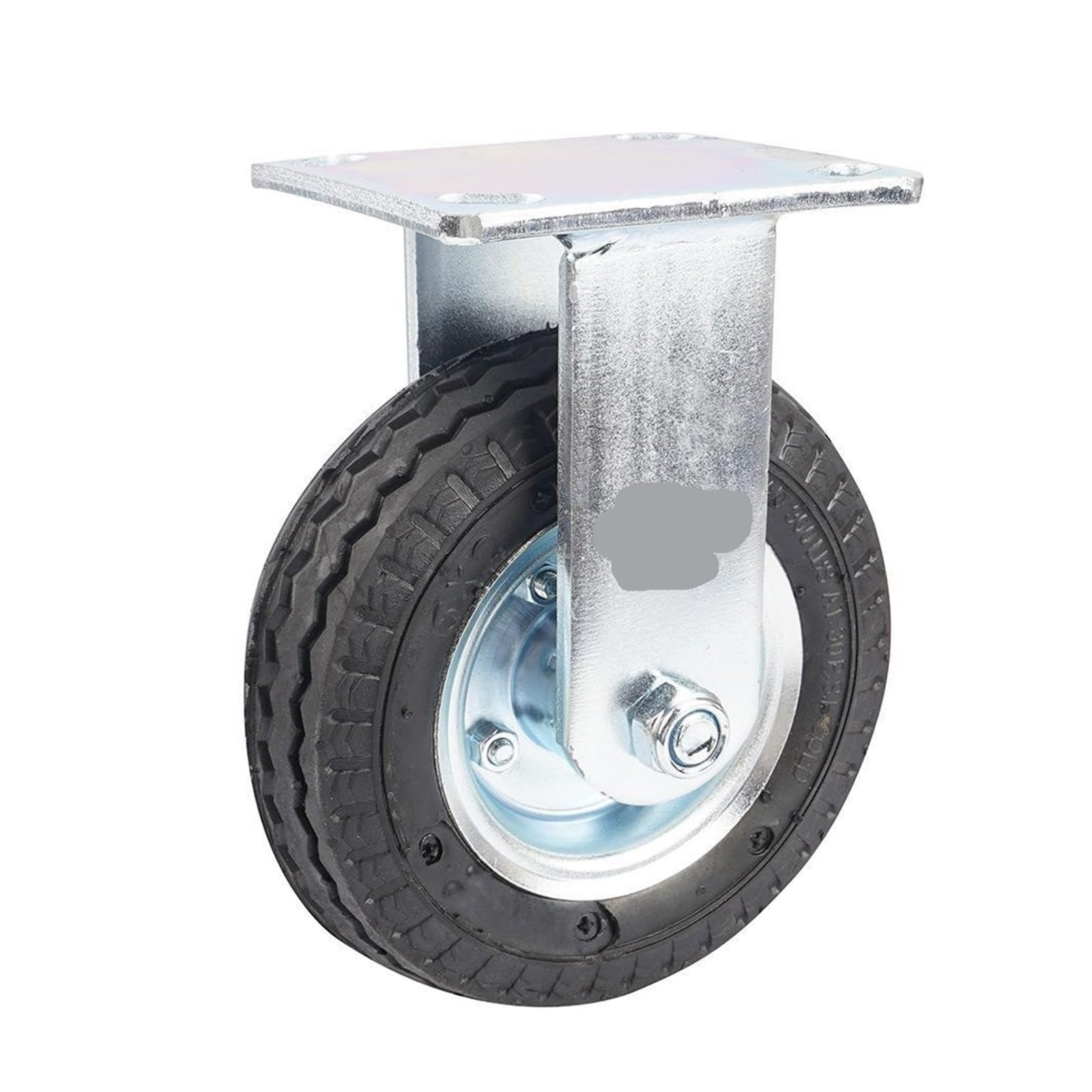 MXXDMOPD 1 Piece Caster Heavy Duty 6 inch Inflatable Directional Wheel Rubber air wear-Resistant Hotel Luggage Trolley Factory(6-inch-A-fixed)