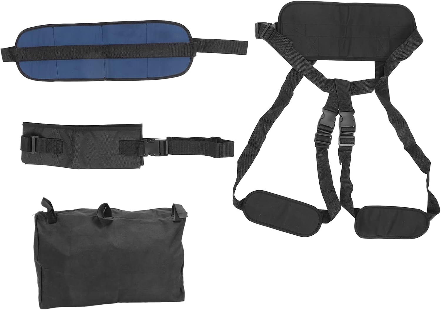 Correas De Sujeción Para Cinturón De Seguridad Para Silla De Ruedas Para Pacientes Mayores, Cuidado De Seguridad, Kit De Protección Para Silla De Ruedas Con Bolsa De Suspensión Para Evitar Caídas Y Re