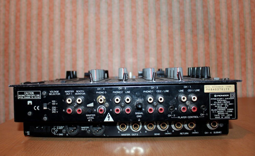 Pioneer DJM-500 Mixer DJ professionale : Amazon.it: Strumenti Musicali