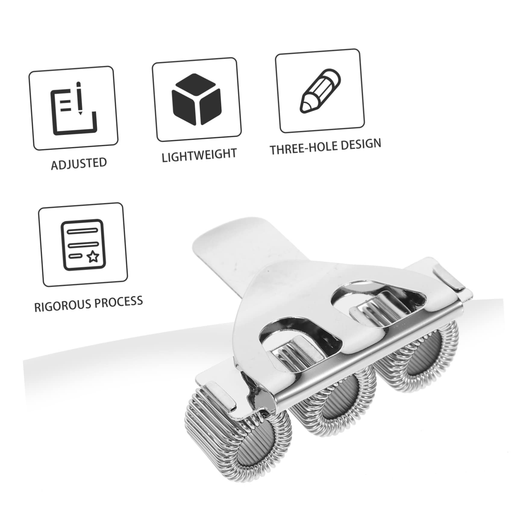 SHINEOFI 20pezzi Portapenne Metallo Con Clip Per Scrivania Organizer Per Penne e Matite Design Tre Accessorio Pratico e Compatto Per Ufficio e Studio