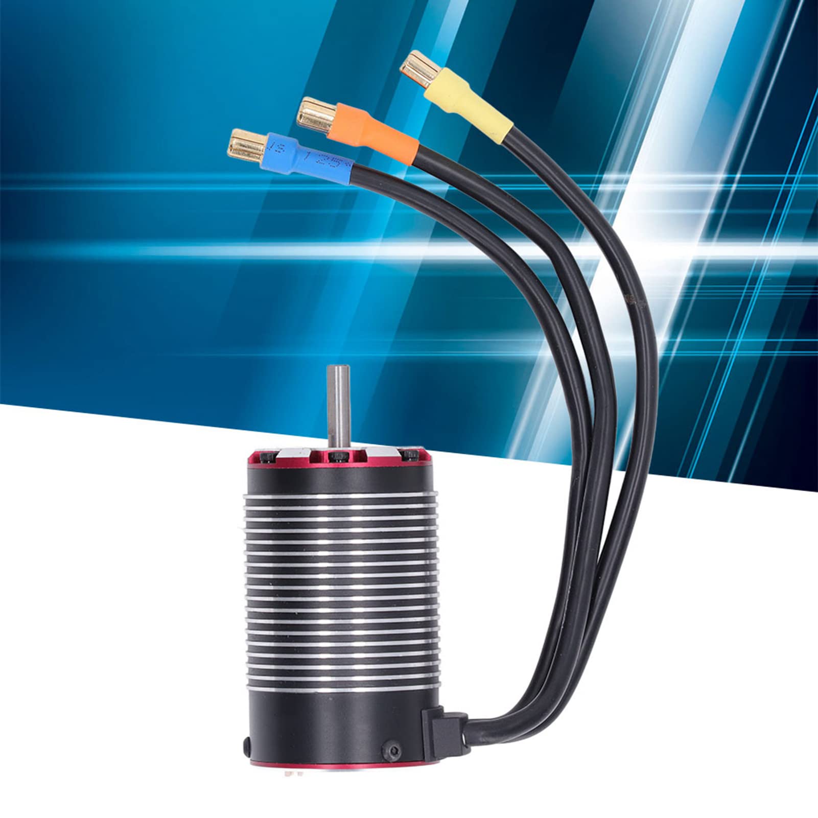 Motor RC 4268 2450KV Motor sin escobillas sin sensores de 4 polos con puerto de control de temperatura para coches de control remoto 1/8