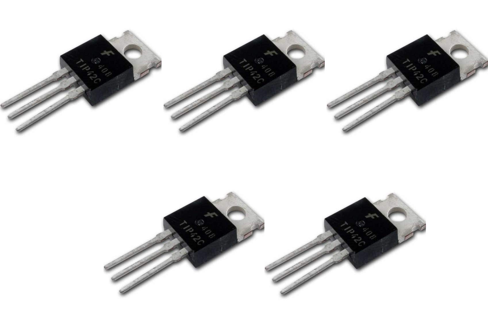 e4u TIP42C PNP Epitaxial Silicon Transistor TO-220 Package -100 Volt -6 Amp - 5 Pieces (B08RWR1384) Amazon Price History, Amazon Price Tracker