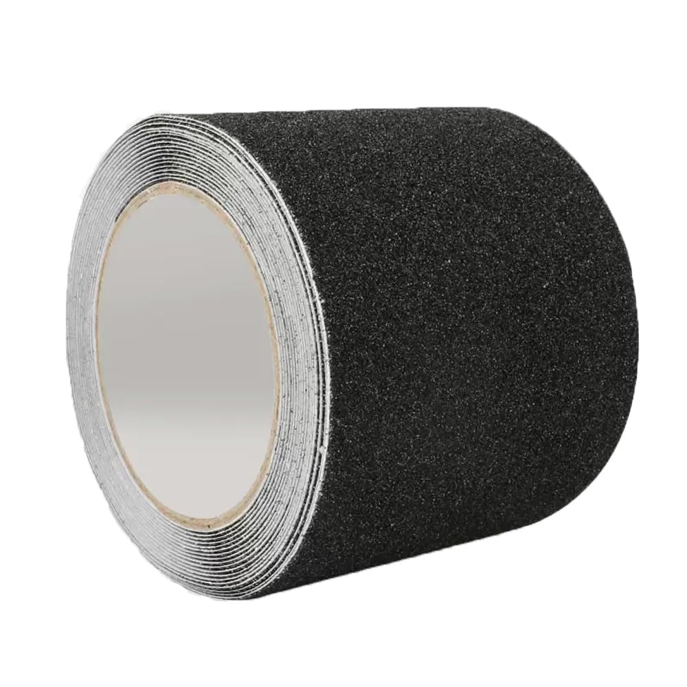 Grip Tape - Heavy Duty Anti Slip Tape for Stairs Outdoor/Indoor Waterproof 4Inch x 20Ft Safety Non Skid Roll for Stair Steps Ramp Traction Tread Staircases Grips Adhesive Non Slip Strips Walk Black (B0D7S17WZ9) Amazon Price History, Amazon Price Tracker
