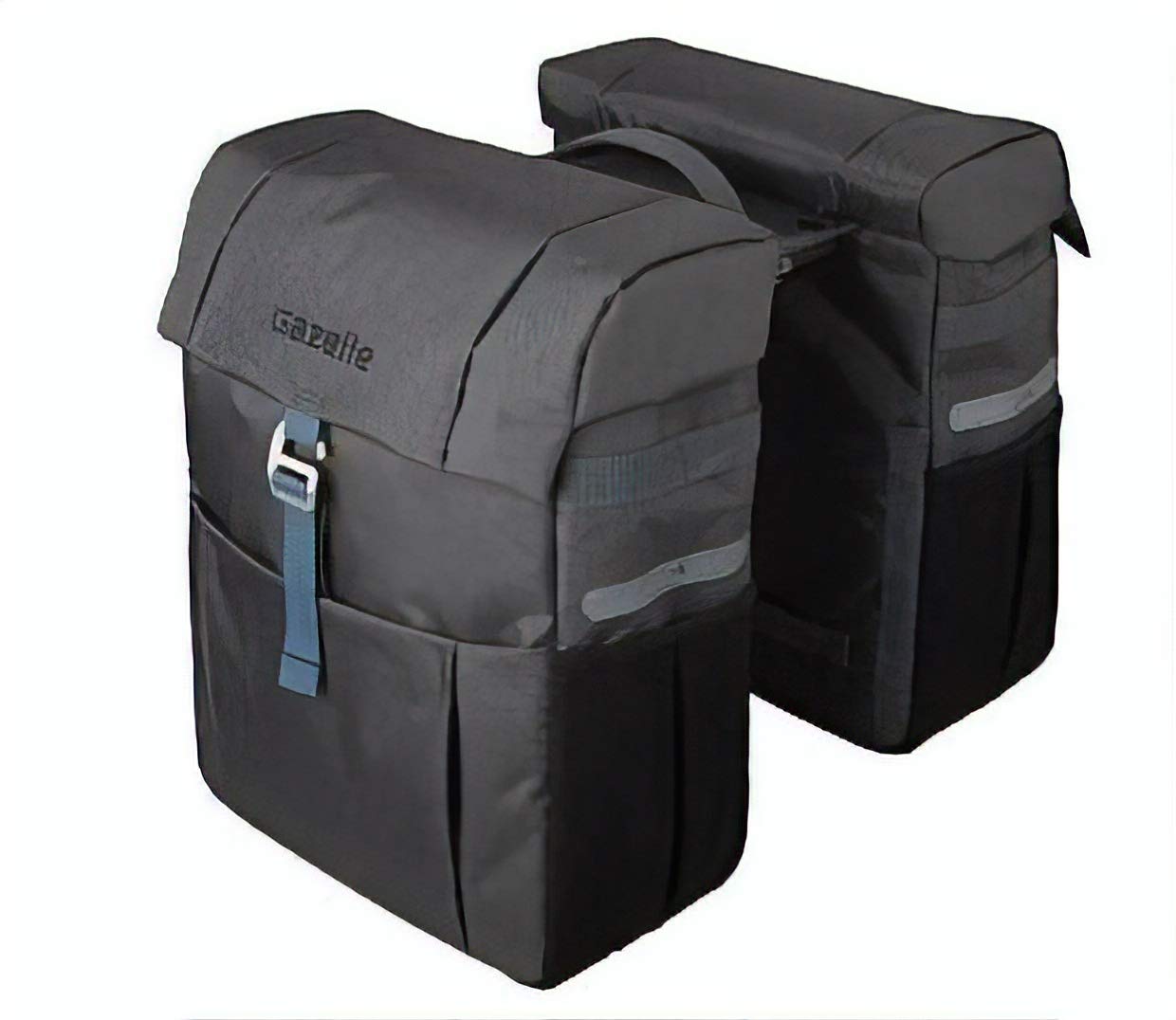 Gazelle doppelpacktasche 37 Liter anthrazit/blau : Amazon.de: Sport &  Freizeit