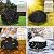 LBTING Fire Pit Cover, 22 inch Cover for 18-22 inch Round Firepit, Waterproof Windproof Dustproof UV-Resistant Heavy Duty Cover for Outdoor Patio Firepit Table - Black