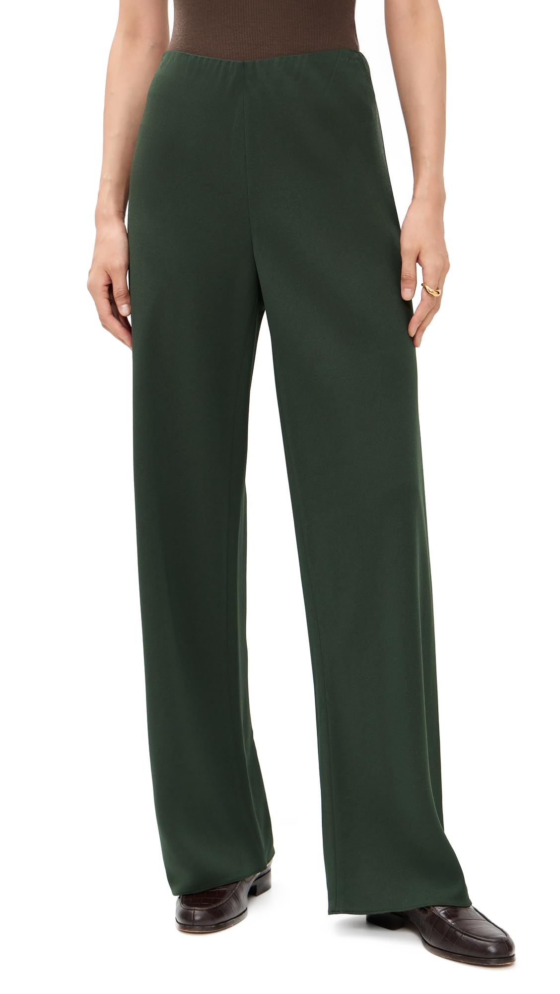 Vince Womens High Waist Bias Pants