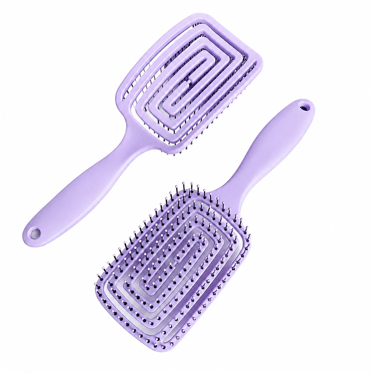 BAREFIT 3D Detangling Hair Brush for Women & Men- Anti Hair Fall Comb for Curly Wavy &Straight Hair Straightening Brush Wet & Dry Styling Brush Scalp Massager Frizz Control &Tangle Free Grooming Brush-image-31