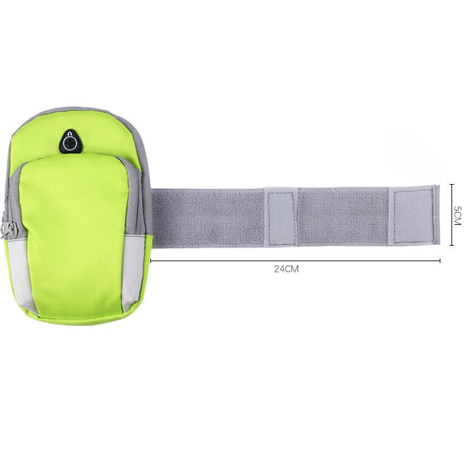 JINGYAN Brassards pour téléphones Portables Sports Running Armband Bag Case Cover Running Armband Universal Waterproof Sport Mobile Phone Holder Outdoor Sport Phone(Yellow)