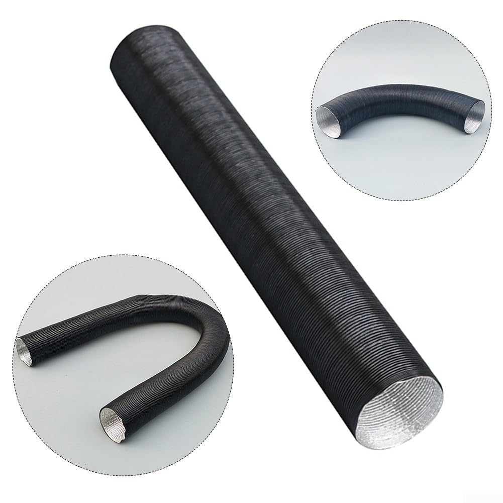 Tubo di aspirazione dell'aria per auto, tubo di aspirazione del filtro dell'aria, tubo di espansione di aspirazione dell'aria e aria calda, accessori ausiliari per condotto di riscaldamento (200 cm)