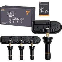 4PCS Pre-Programmed Tire Pressure Monitoring Sensor 433MHz 68249197AA TPMS Fit for Jeep 2016-2024 Cherokee, Fit for Ram 2016-2024 1500 Classic 2017-2023 2500 2014-2024 3500 2014-2018 4000&5500