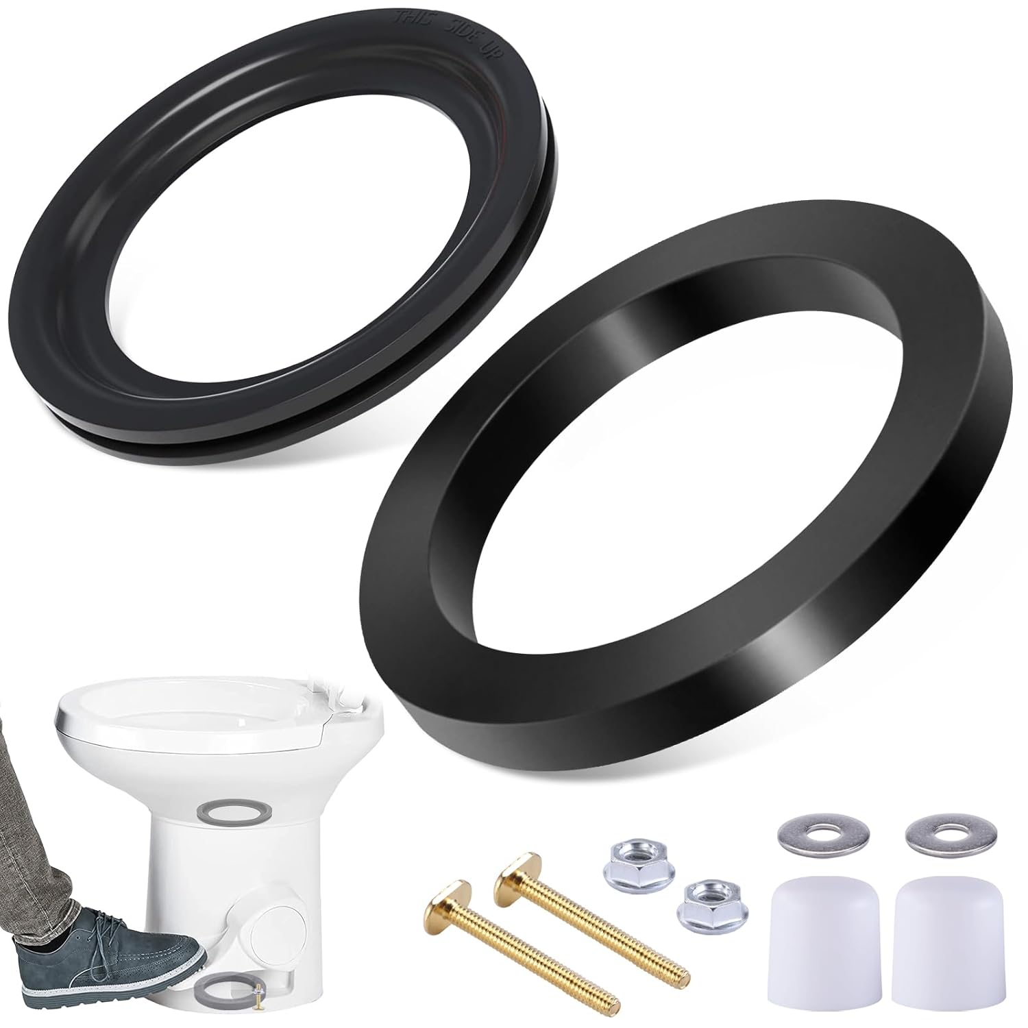RV Toilet Seal Kit for RV 310 Toilet Seal, Replacement for