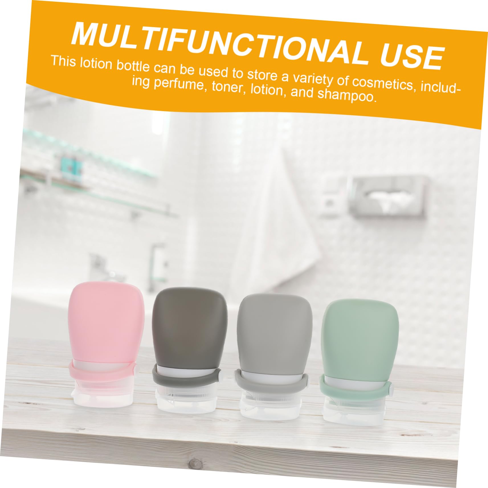 MAGICLULU 12 Pz Imbottigliato Contenitori articoli da toeletta ricaricabili aereo cosmetico travel size bottles travel bottles bottiglie di lozione bottiglie da viaggio Gel di silice