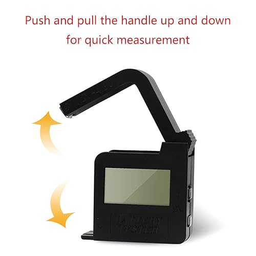 Miniatura 5 de Monitor universal de comprobador de múltiples tamaños para pilas de botón AAAAAC9V1.5V 18650 probador digital para baterías domésticas AAA Aa 9 V