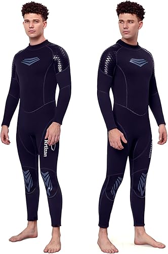 Rrtizan Wetsuit Women and Men, 3mm Skin Protection Wet Suits for Women Men in Cold Water, Warm Full Body Diving Suit for Diving Surfing Swimming