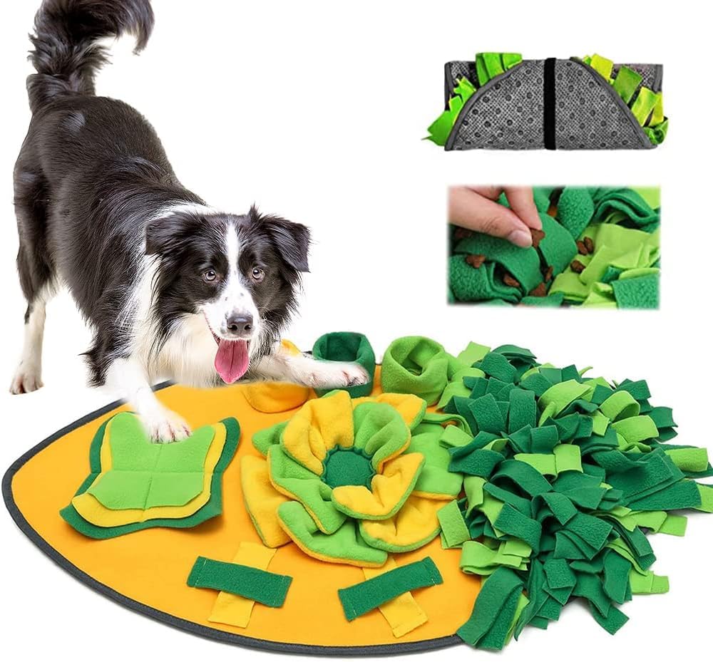 Foodie Puppies Large Forage Snuffle Mat for Dogs (Pineapple Snuffle Mat) | Pet Puzzle Toy, Interactive Feeding/Games/Travel/Boredom Reduction | Encourages Natural Foraging Skills (B0CHP16L36) Amazon Price History, Amazon Price Tracker