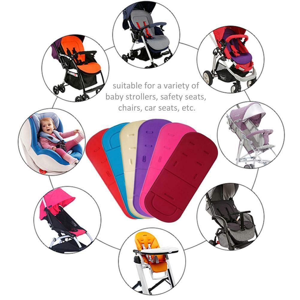 Replacement Parts/Accessories Compatible with Mothercare Strollers Products for Babies, Toddlers, and Children (Black Seat Liner)