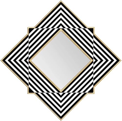 PRMAL Espejos espejo decorativo colgante de pared moderno con marco de madera para sala de estar baño dormitorio entrada354in