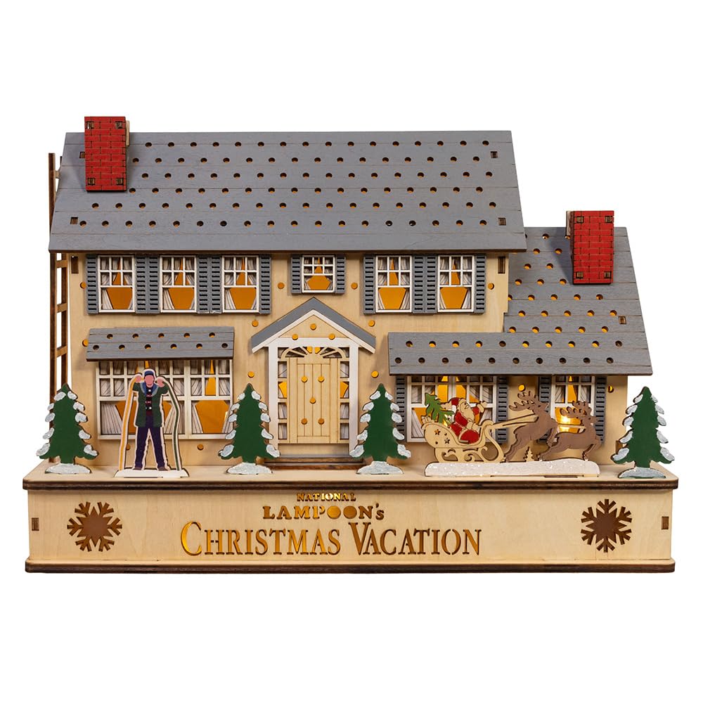 Kurt Adler 12" National Lampoon's Christmas Vacation™ Battery Operated Lighted House