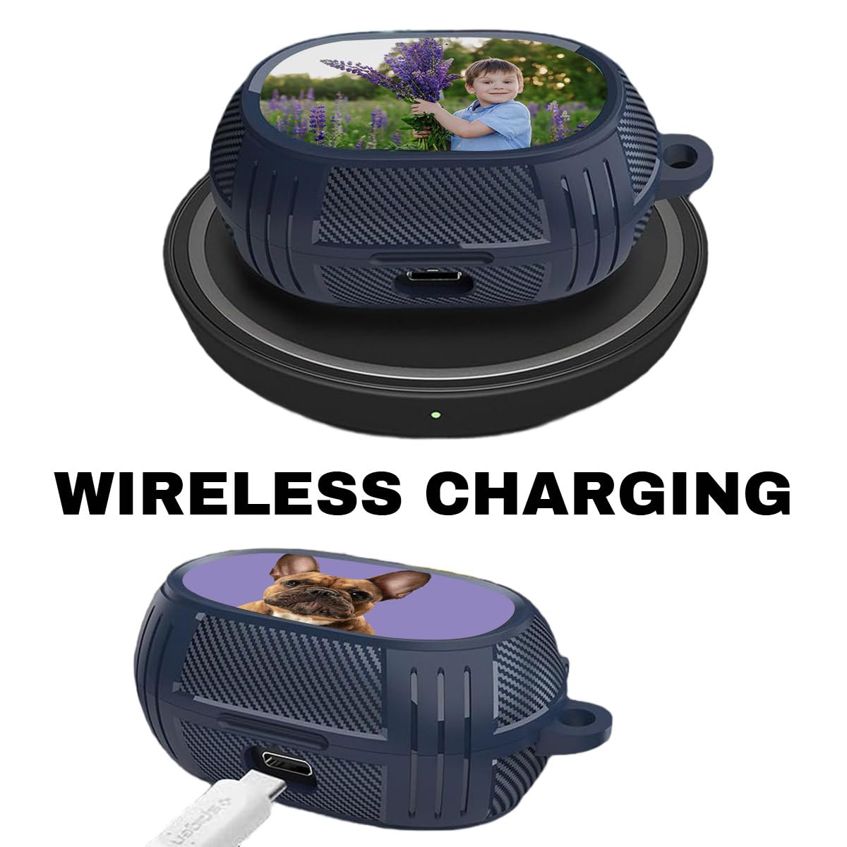 Amazon.com: Custom Name Jabra Earphone Case for Elite7pro/7Active