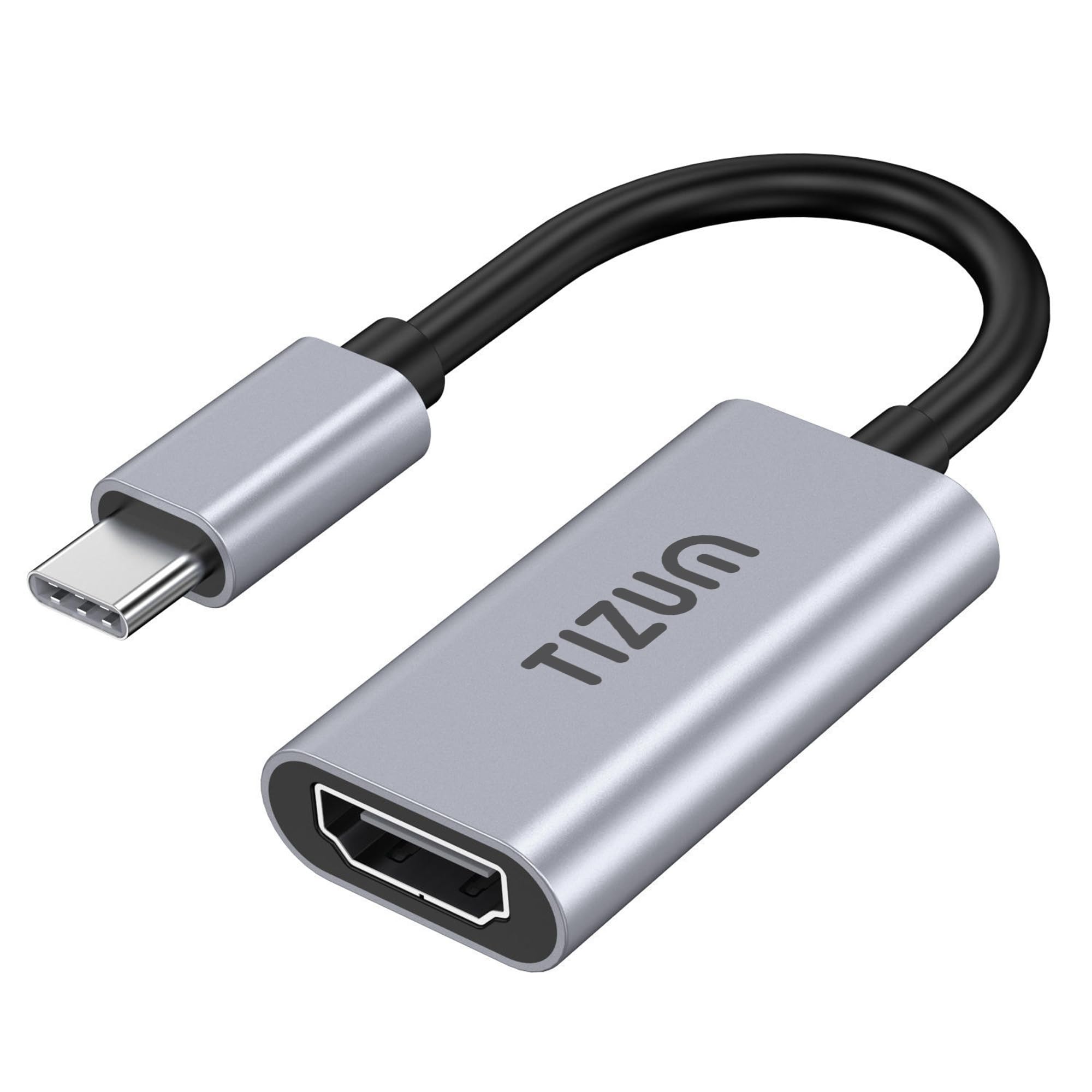 Tizum USB C to HDMI Adapter 4K@30Hz ULTRA HD Display, Plug & Play Type C HUB for Laptop, MacBook, iPad, Tablet| Aluminium Alloy Shell, USB C HUB HDMI Converter for Monitor TV Projector Docking Adapter-image-2