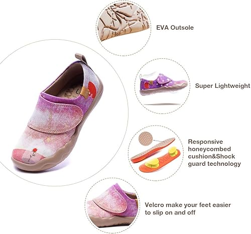 Miniatura 6 de UIN Zapatos para caminar para niños, botas de punto de alta calidad, casuales, ligeras, cómodas, zapatillas de deporte de moda Madrid