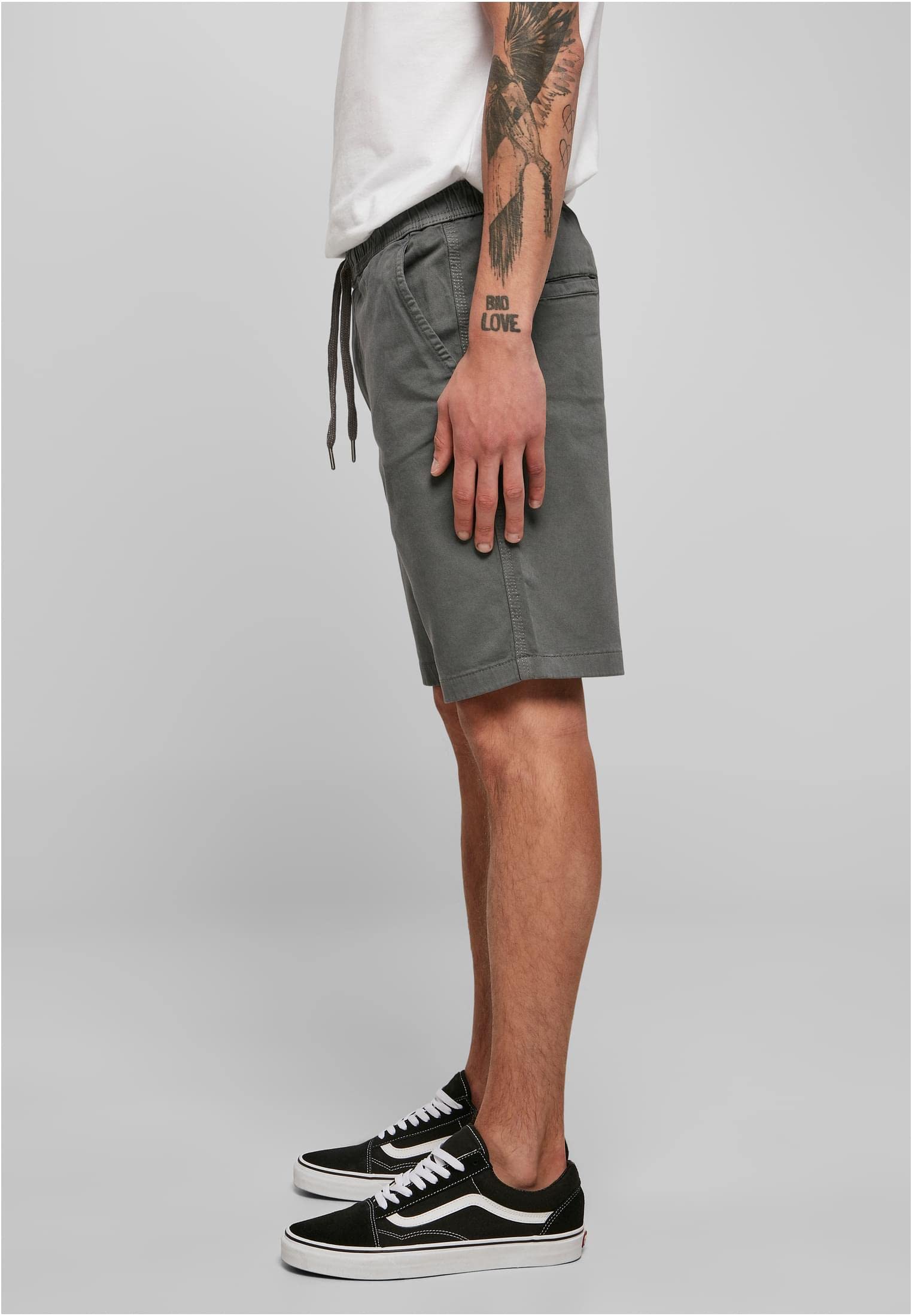 Urban Classics Stretch Twill Joggshorts Hombre Pantalones Cortos Negro Suelto