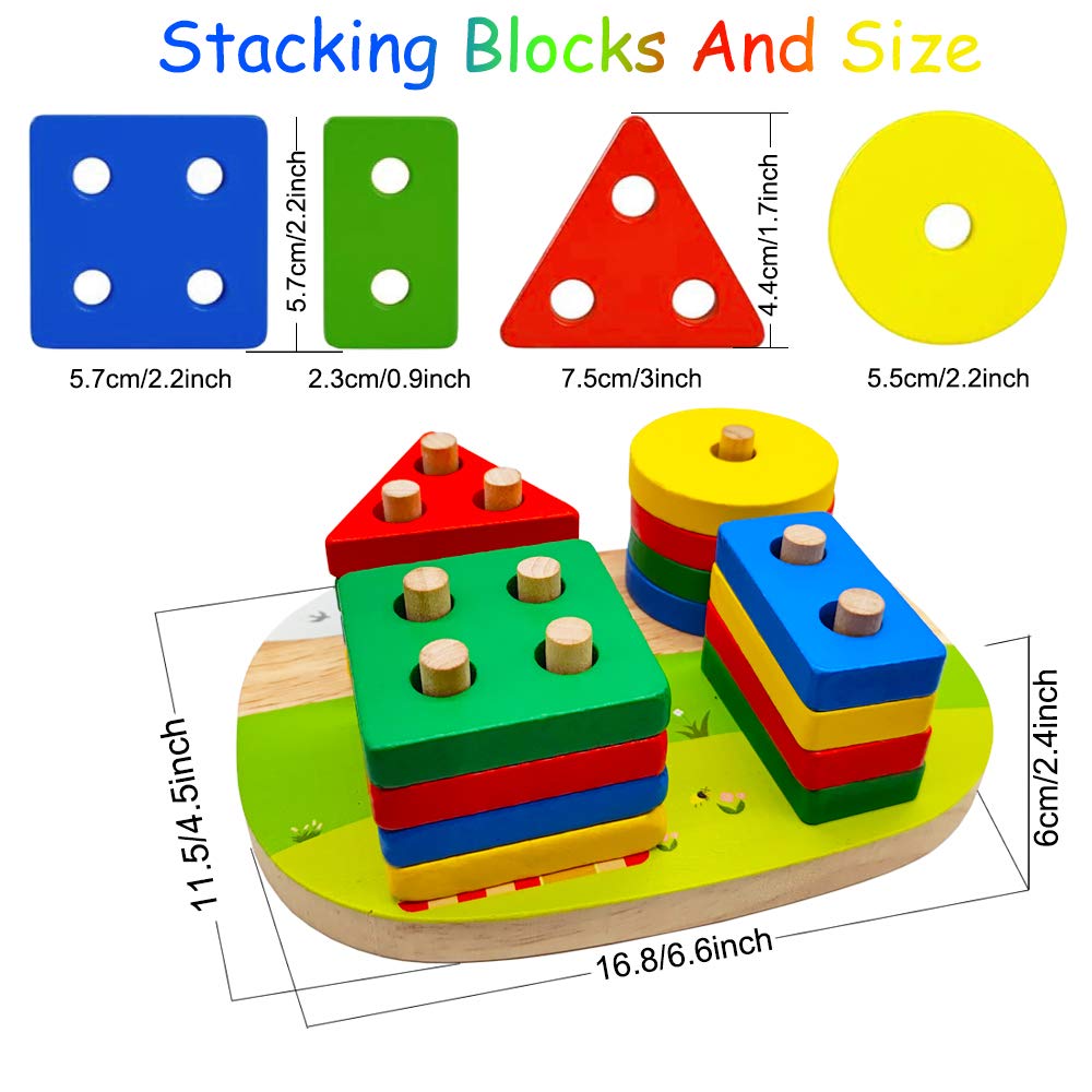 Toddler Shape Stacking Blocks Buy Best Price Grimm's Stacking Game