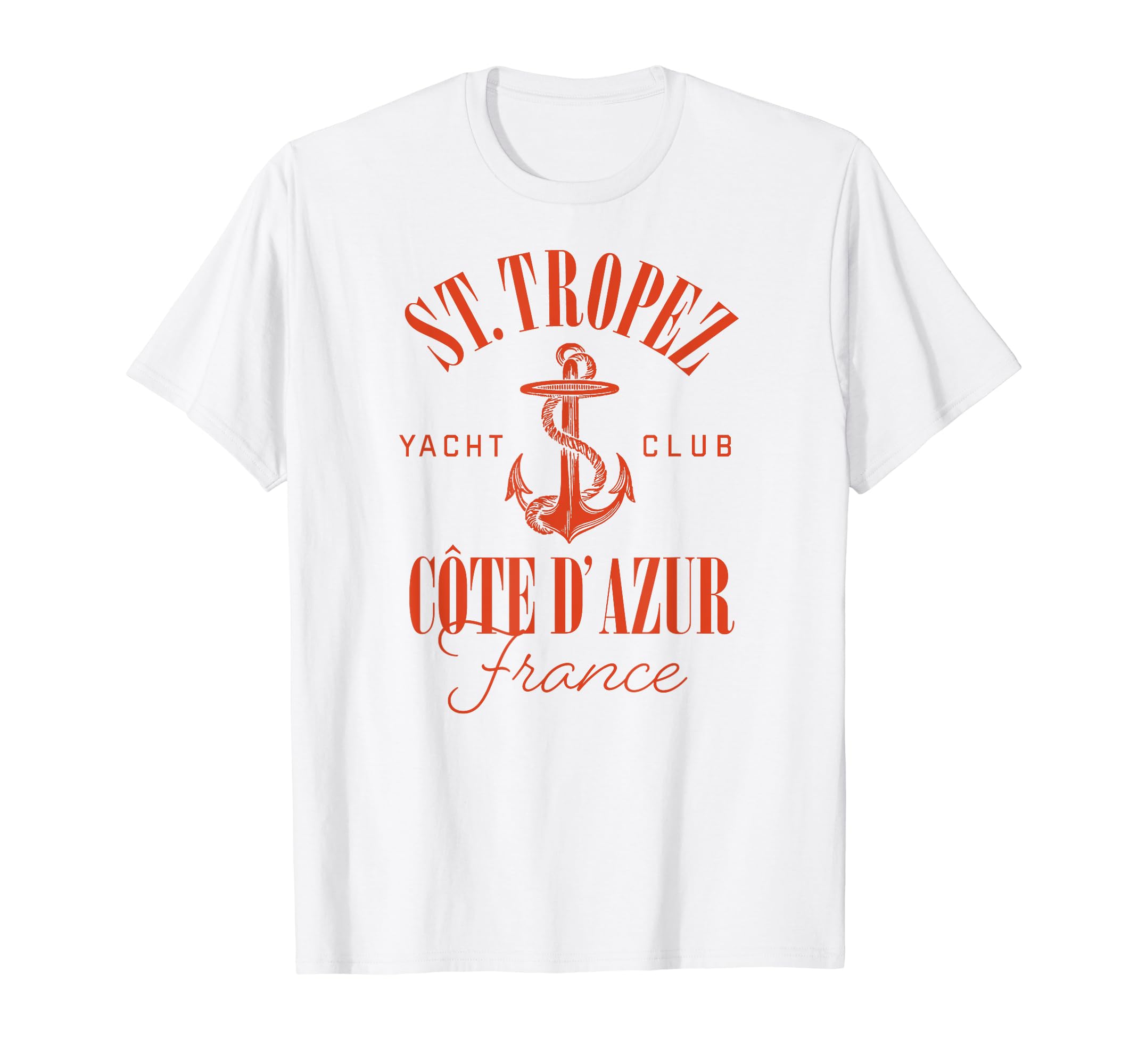 Air WavesSt Tropez Yacht Club Côte d'Azur France Vacation Destination T-Shirt