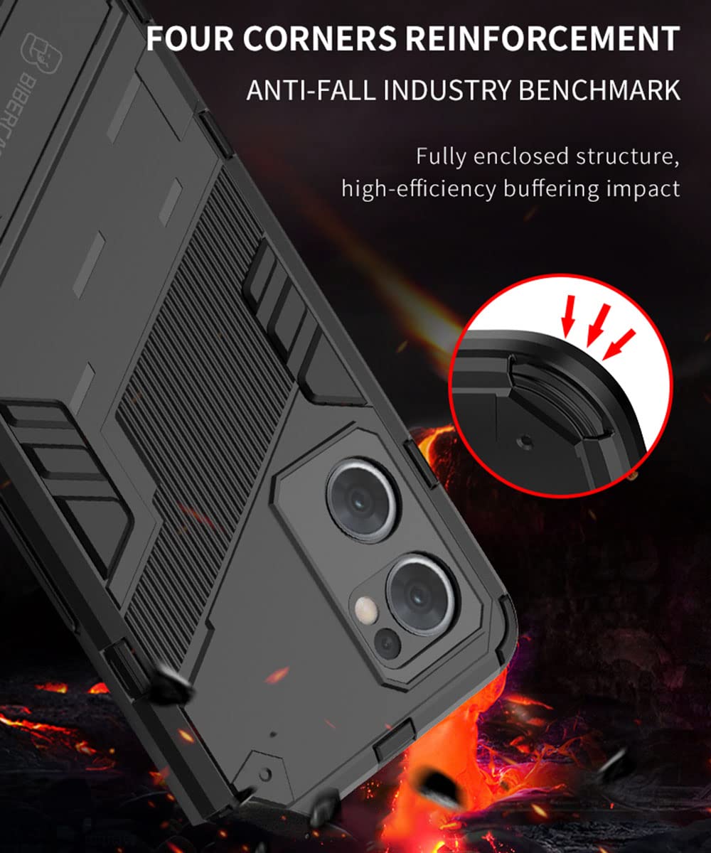 SEAHAI Cover Per Oppo Find X5, [Militare Anti-Caduta] Cornice