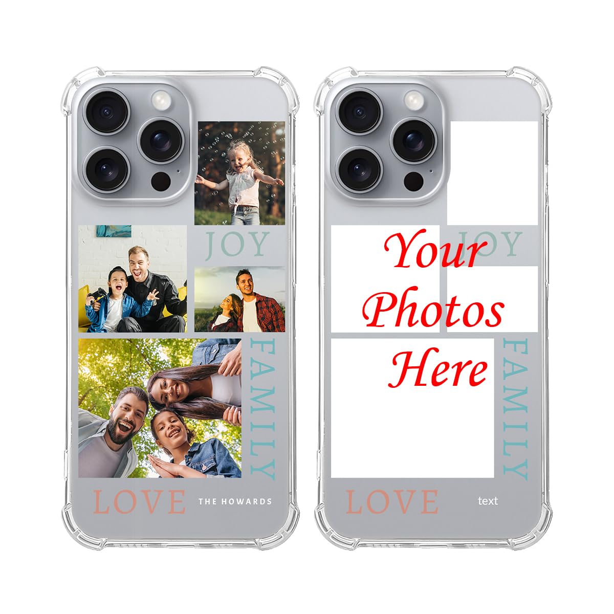 Amazon.com: Personalized Phone Case for iPhone 16 Pro Max, Multi