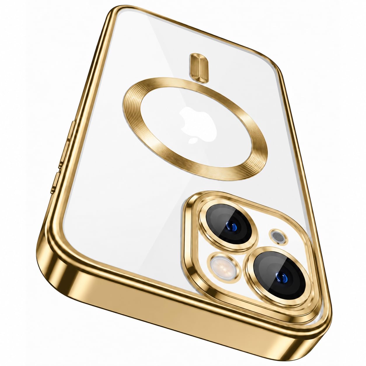 VONZEE Clear iPhone 14 Case - Luxury Electroplated TPU -1
