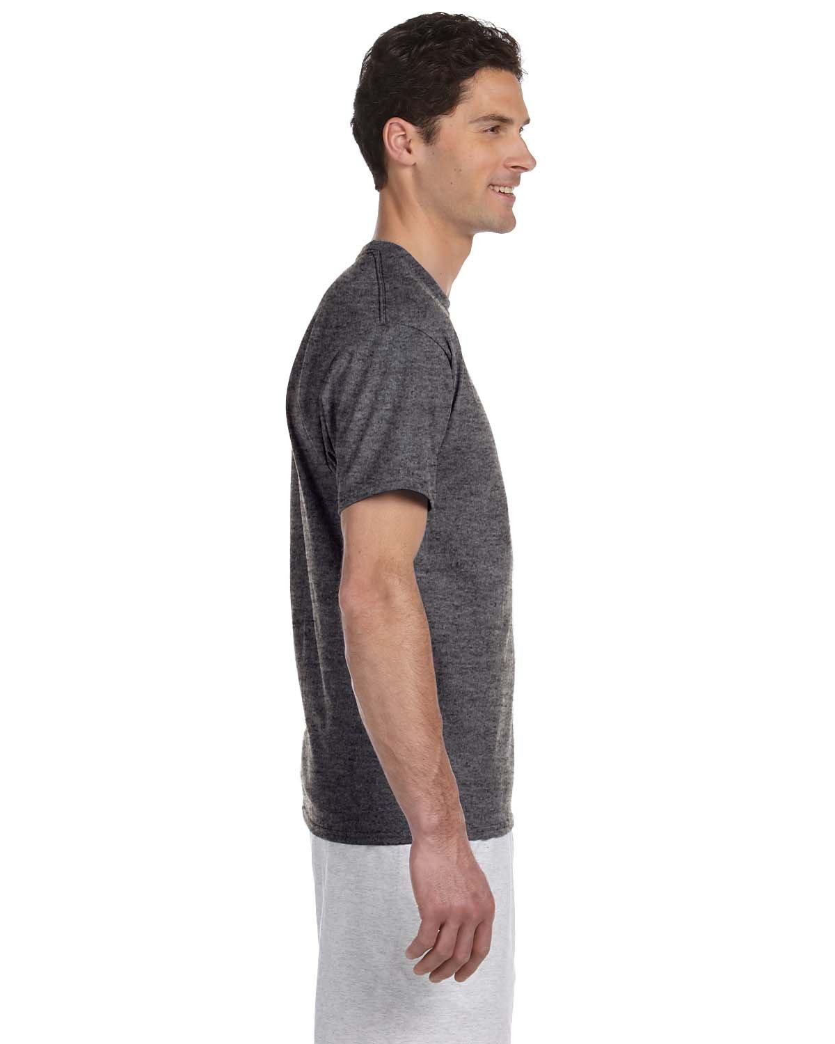 Champion Short Sleeve Tagless T-Shirt T525C Charcoal Heather 3XL