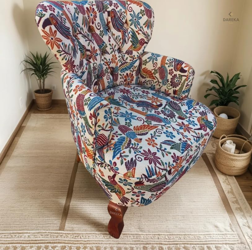 Reviews de Sillones en Oferta para comprar hoy. 48 Dareka Sillón Capitone Individual Retro Vintage 100% Artesanal Madera Pino Artesanía Nacional (Chiapas LACANDON)
