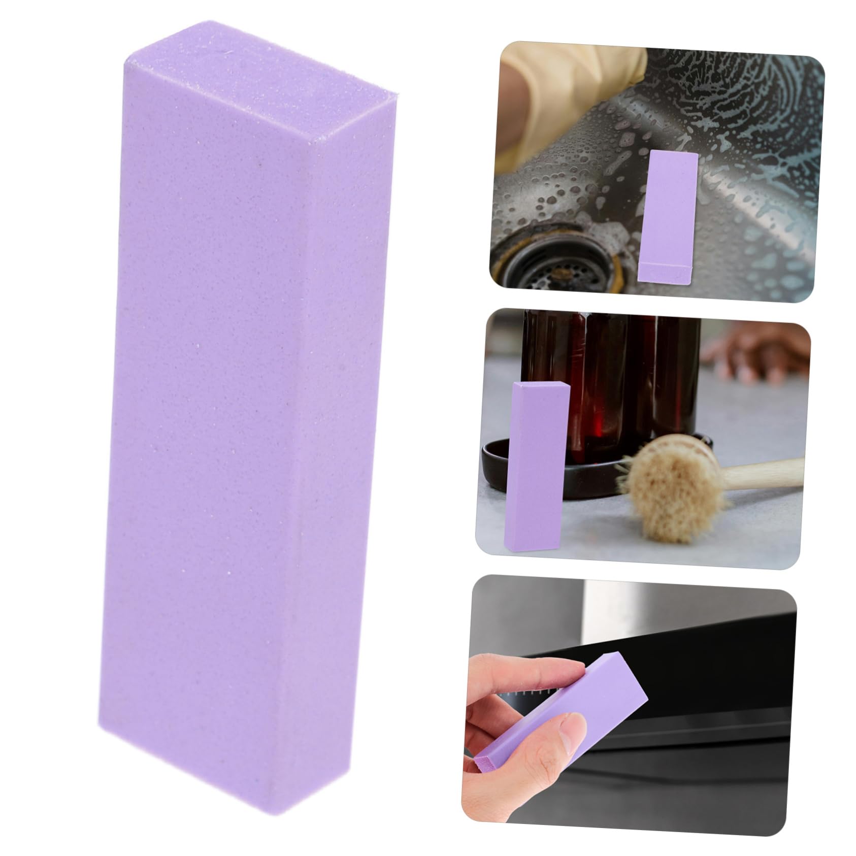 SOESFOUFU Versatile Kitchen Bathroom Cleaner Soft Rubber Eraser Block for Removing Hard Water Rings Stains Grease