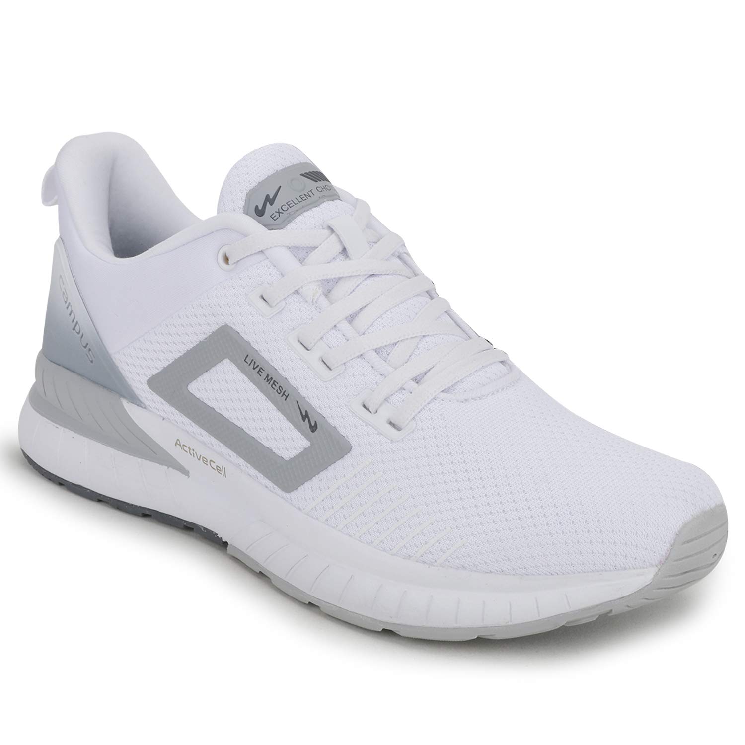 Campus Mens EVOK WHT Running Shoes -8 UK/India (B082WXHNK5) Amazon Price History, Amazon Price Tracker