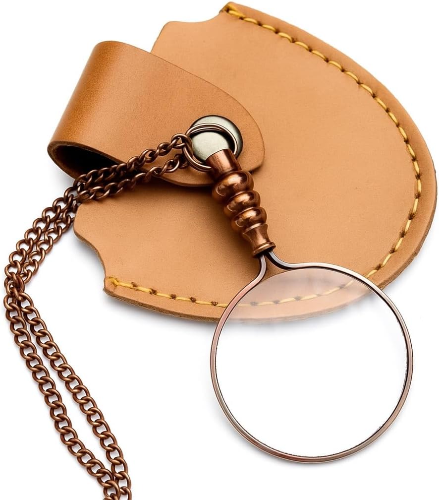 10X Magnifiers Antique Brass Chain Necklace 42mm Glass Magnification Lens Pendant Portable Pocket Loupe Monocle for Library, Reading Fine Print, Zooming, Increase Vision, Jewelry 10X Magnifiers Antique Brass Chain Necklace 42mm Glass Magnification Lens Pendant Portable Pocket Loupe Monocle for Library, Reading Fine Print, Zooming, Increase Vision, Jewelry