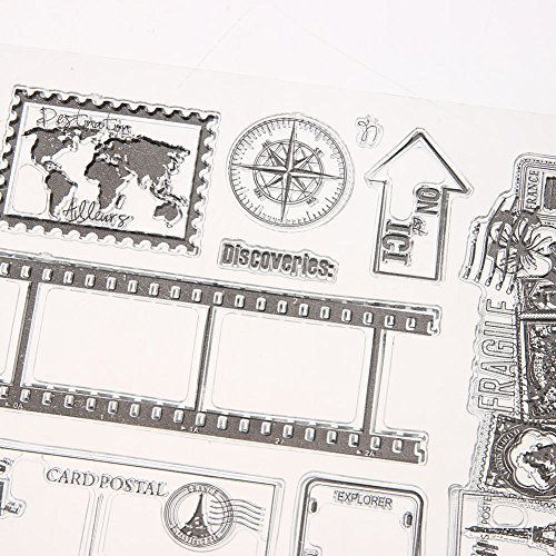 Demiawaking Timbro per Scrapbooking Trasparente